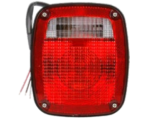 Universal Combination Red Stop / Tail / Turn / Backup Light w/ Reflective Lens