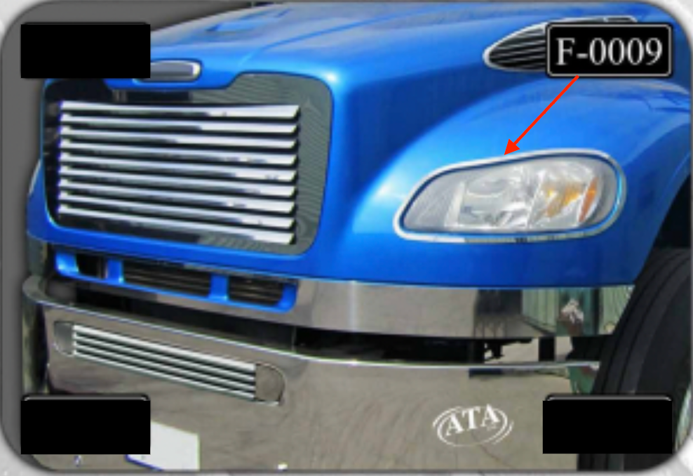 Freightliner M2 Headlight Surround Trim