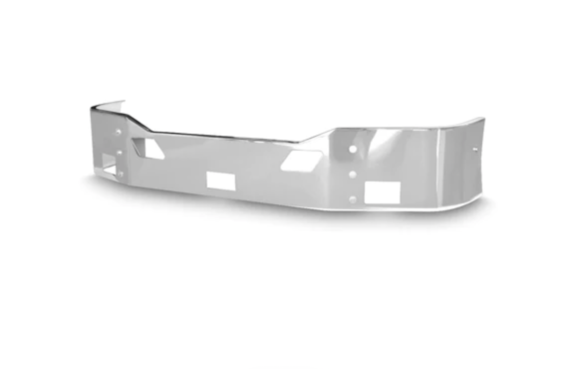 20” Bumper (Kenworth T680 2013-2021) Wrap Around W/ Fog Light, Step & Tow Hole