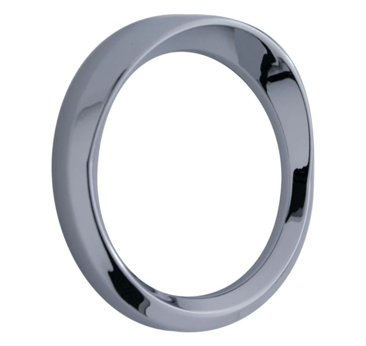 Chrome Plastic Gauge Cover fits Peterbilt Available With Visor Application: 2006+ Speed/Tachometer