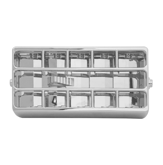 Chrome Plastic Adjustable Louver Vent fits Peterbilt 357/378/379/385 2001-2005