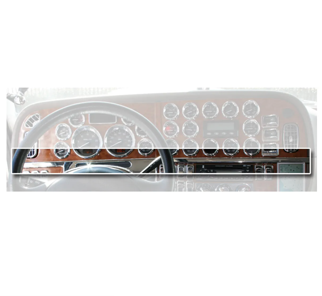Dash Panel Molding Trim fits Peterbilt 2006 & Later