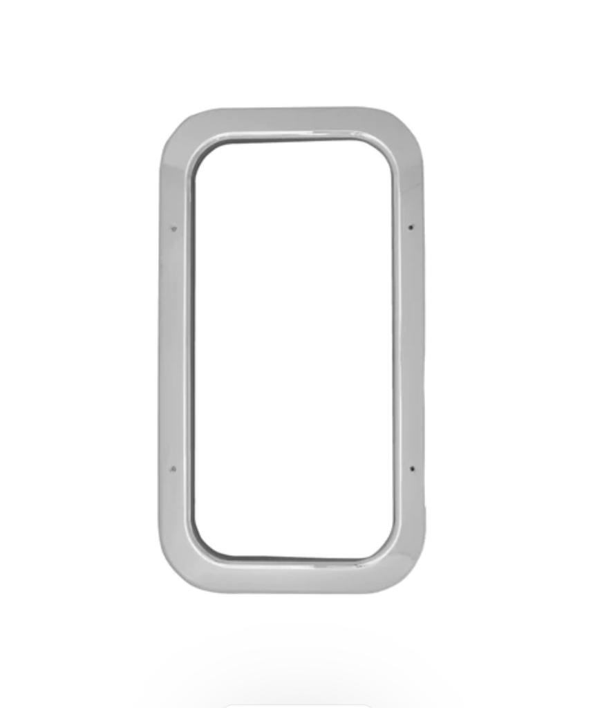 Rectangular Interior View Window Trim fits Peterbilt