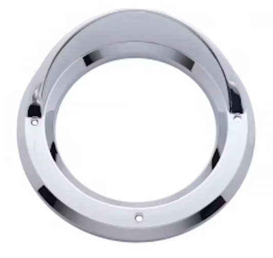Chrome ABS Flange, For 4” & 2.5" Round Lights