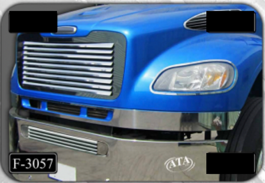 Freightliner M2 Bumper Grille Insert With 4 Louvers