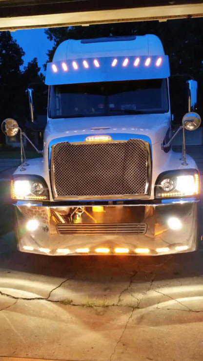 LED Projector Round Fog Light Fits Freightliner Century and Columbia